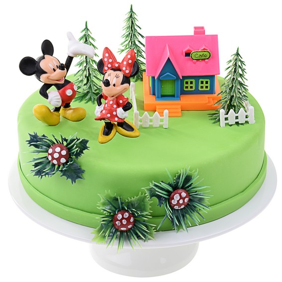 Décor pour gâteau Mickey et Minnie
