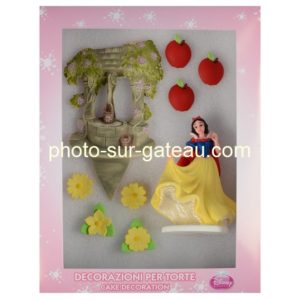 Décor pour gâteau Blanche neige