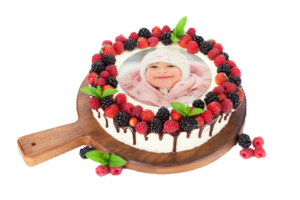 Photo Pour Gateau Comestible Ronde