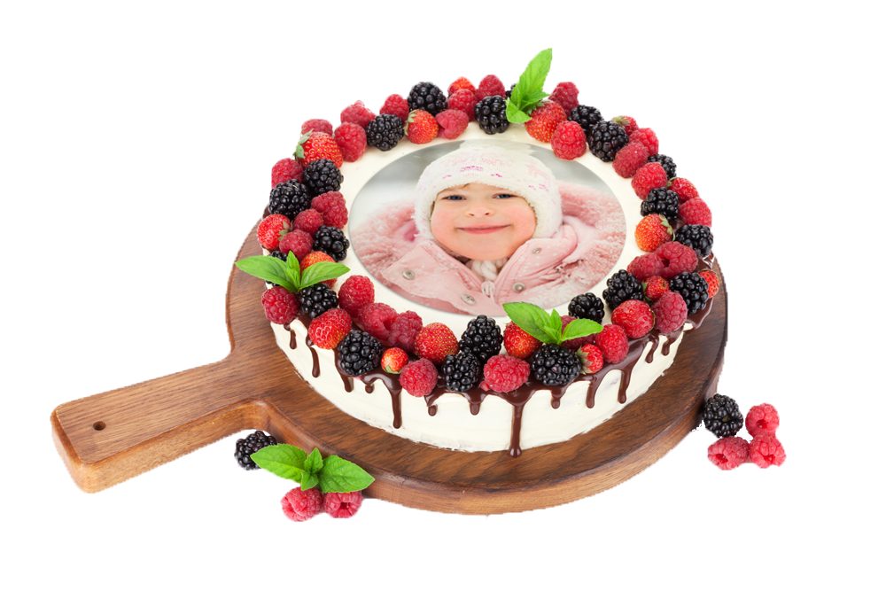 Photo comestible format A4 pour gâteau rectangle