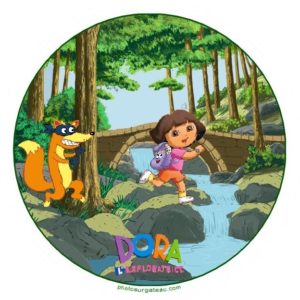 photo pour gâteau Dora