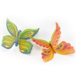 Décor pour gâteau Papillons en azyme