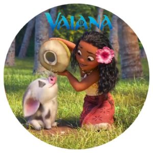 photo pour gâteau Vaiana