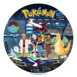 photo pour gâteau Pokémon