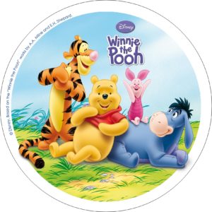 photo pour gâteau Winnie l'ourson