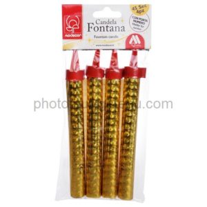Bougies fusées fontaines lumineuses