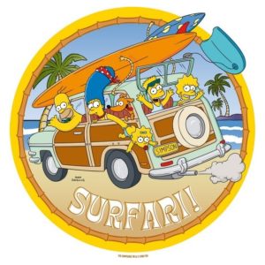 photo pour gâteau Simpsons