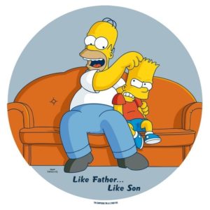 photo pour gâteau Simpsons