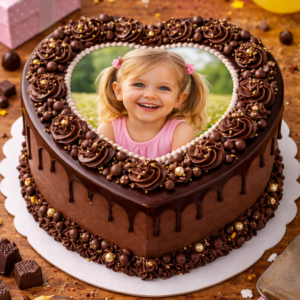 photo pour gâteau coeur