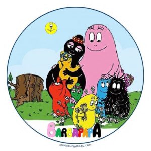 photo pour gâteau barbapapa
